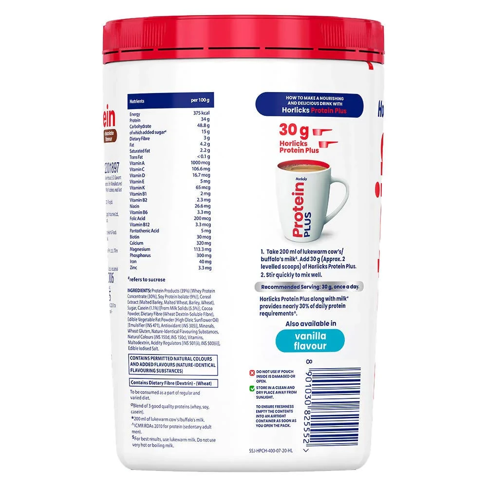 Horlicks Protein Plus Health and Nutrition, 400 g-2.webp